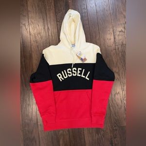 Russell Athletics Striped Vintage Hoodie